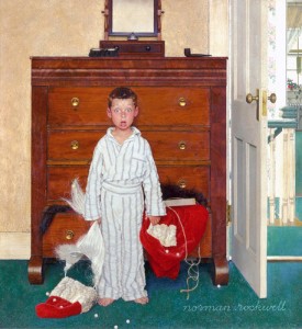 Norman Rockwell, Truth About Santa, 1956