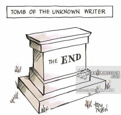 Túmulo do escritor desconhecido 'o FIM'